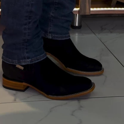 Men's Botan Denim Suede Ankle Boots