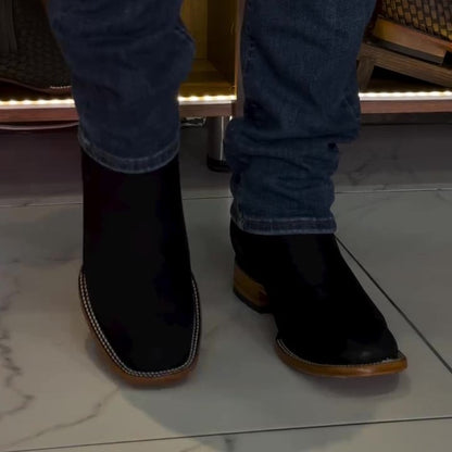 Men's Botan Denim Suede Ankle Boots