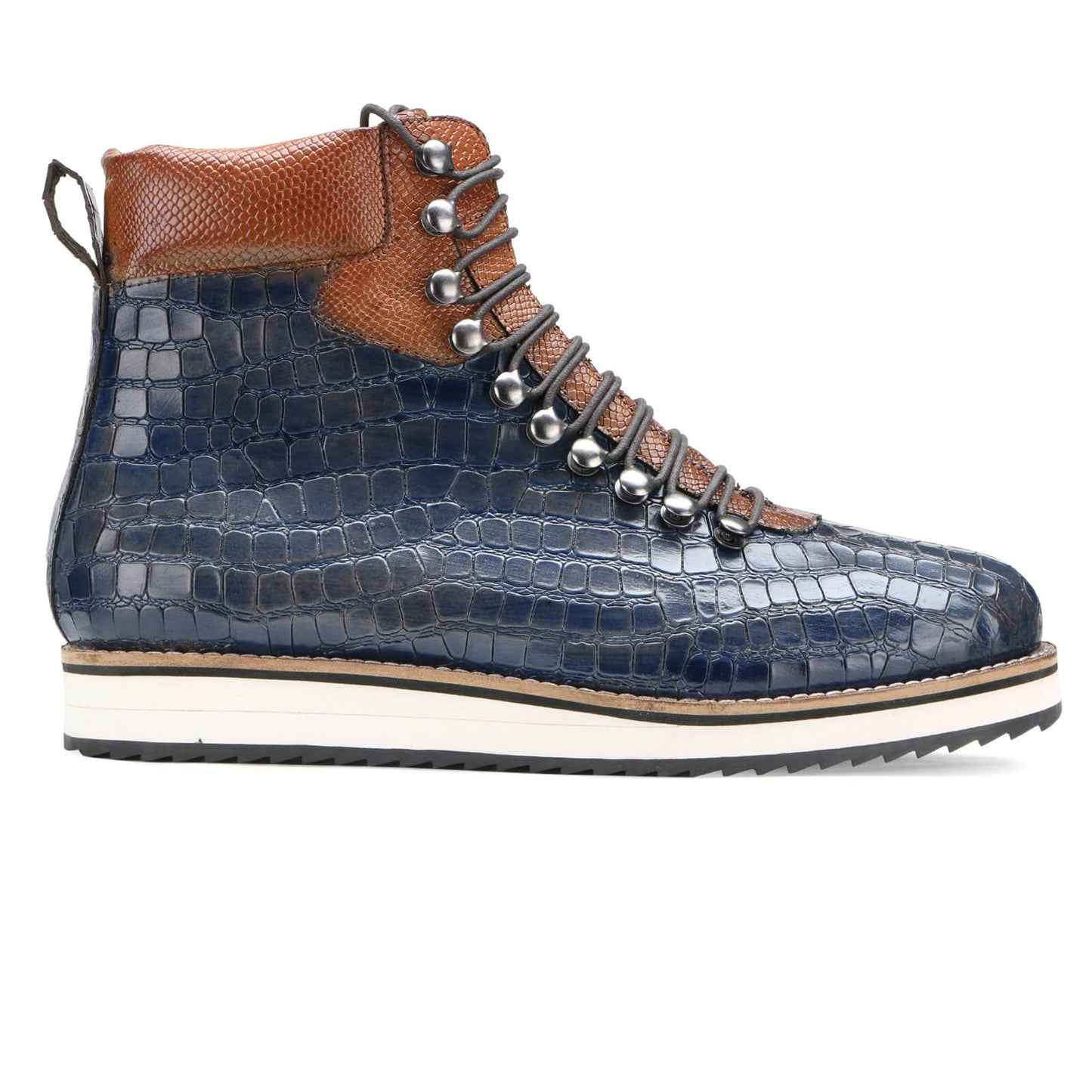 Alligator Night Blue Boots