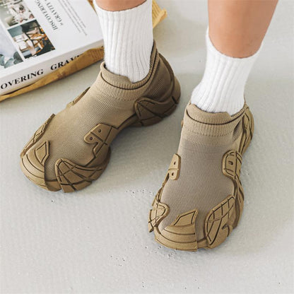 Soft-soled And Soft-surface Knitted Socks Sneakers
